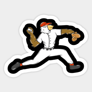 Baseball Brennball Softball Kickball Ballsport USA Sticker